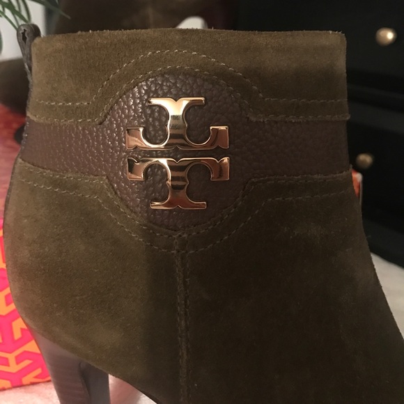 Tory butch olive mocha bootie - Picture 2 of 4
